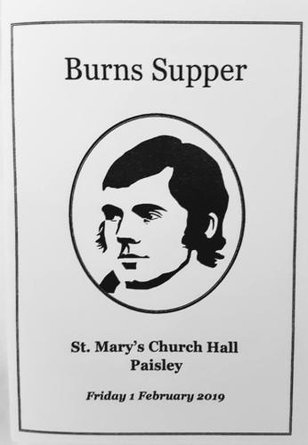 Our Parish Burn Supper Night